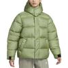 Nike Outdoor Contrast Color Lightweight Quilted Cotton Down Jacket With Logo Embroidery Men Jacket Green DQ4921-334