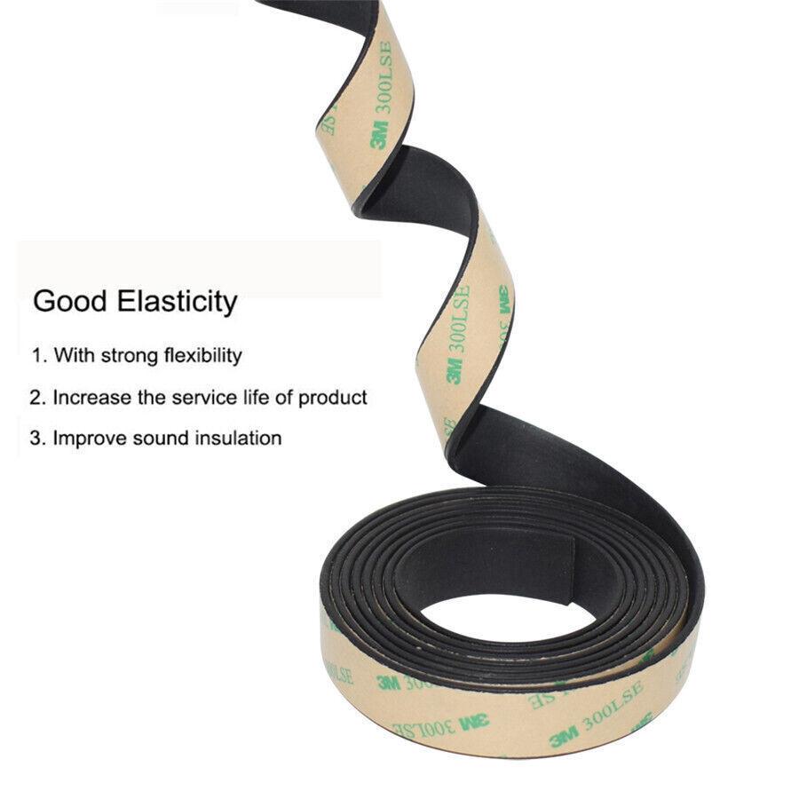 5M 25mm Car Windshield Sunroof Triangular Window Seal Strip Trim Sound-ulated