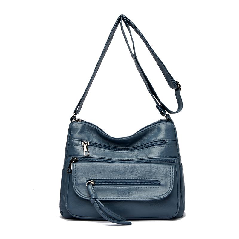 Women's Shoulder Bag Middle-aged Mom Bag Multi-pocket Shoulder Bag Lightweight Crossbody Bag