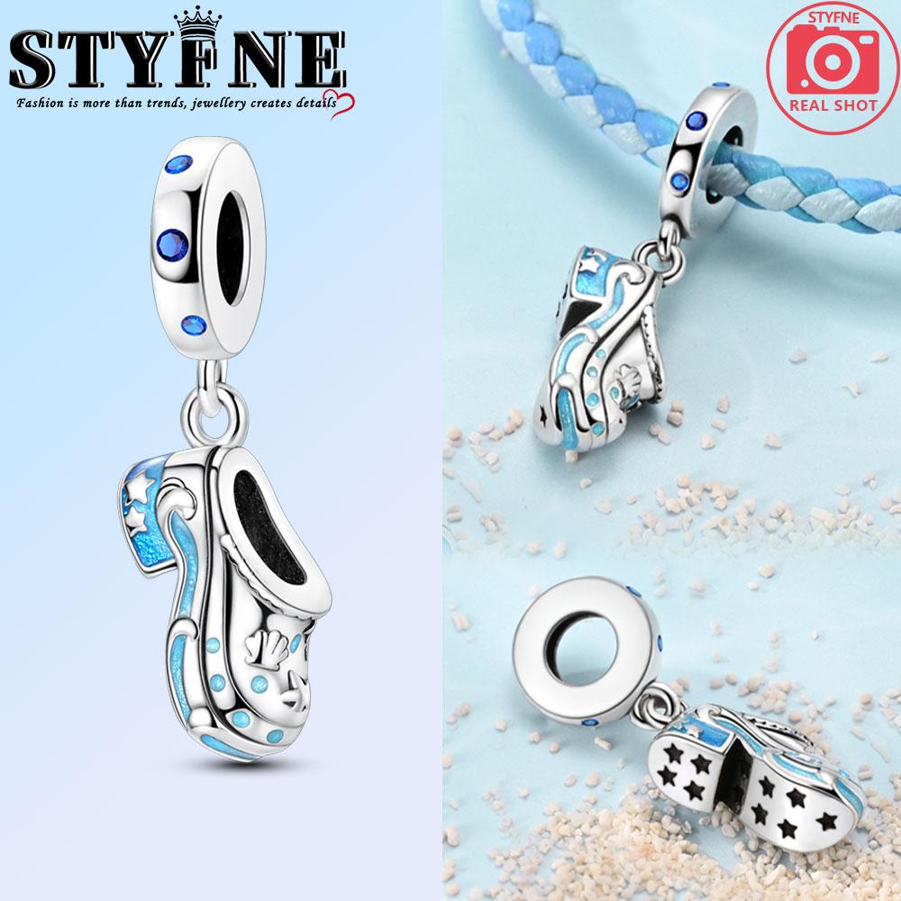 Copper Ballet Dance Shoes High Top Canvas Shoe High Heels Charms Beads Fit Diy Bracelet Fine Birthday Jewelry Gift