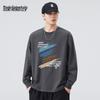 Mark Fairwhale 100% Cotton Men's Long Sleeve Crew Neck T-Shirt