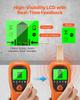 Stud Finder Wall Scanner, 5 In 1, Electronic Wall Stud Detector with Smart Sensor, High-Definition LCD Display and Audio Alarm, for the Center and