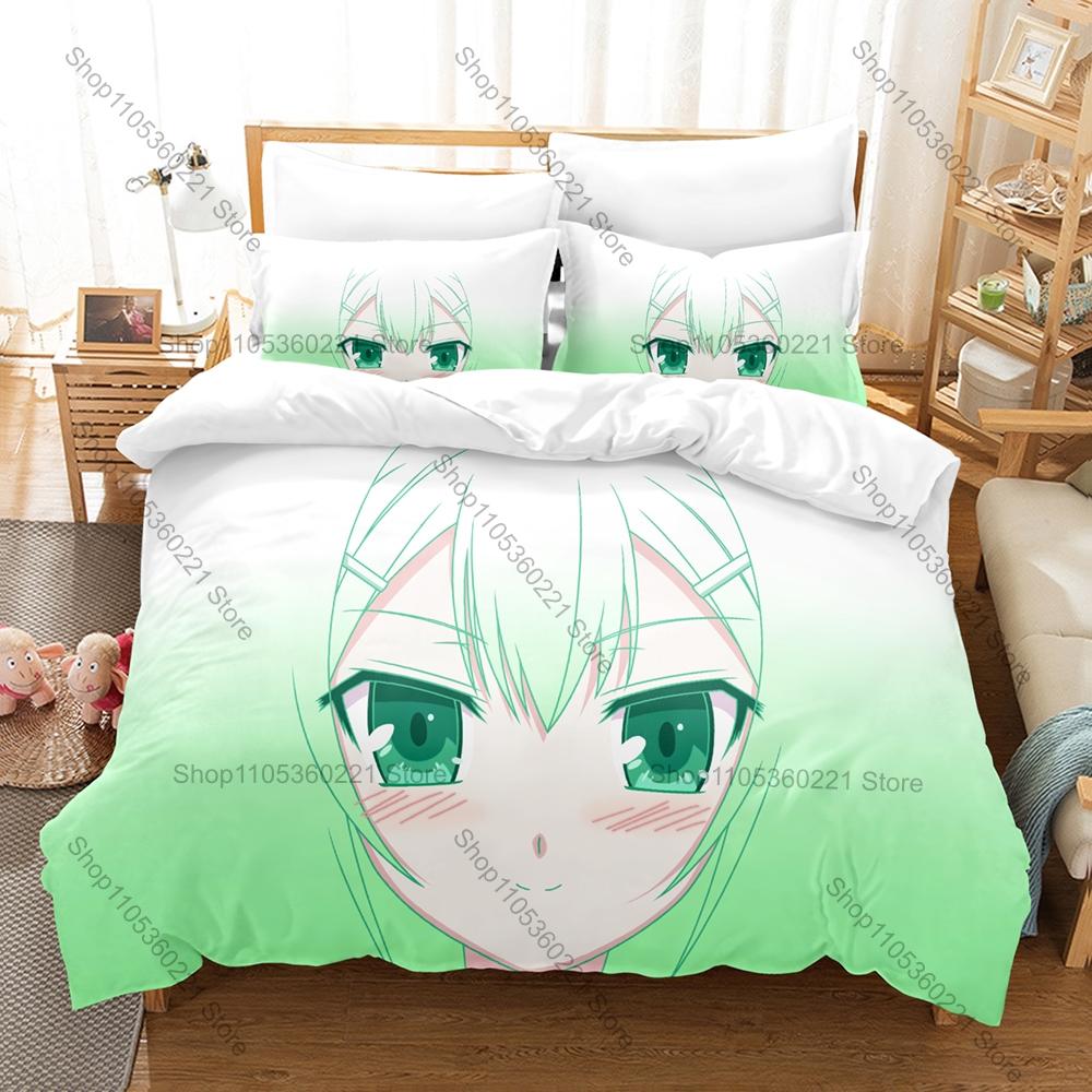 Cool Baka and Test Hideyoshi Kinoshita Akihisa Yoshii Hilarious School Comedy Japanese Anime Bedding Set Duvet Cover + 2 Pillowc