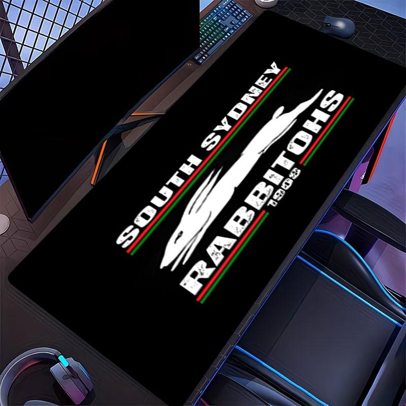 South Sydney Rabbitohs Print Mouse Pad, for Keyboard Pad Laptop PC Mat for Office Home Use, Desk Decor, Perfect Birthday Gift for Gamers
