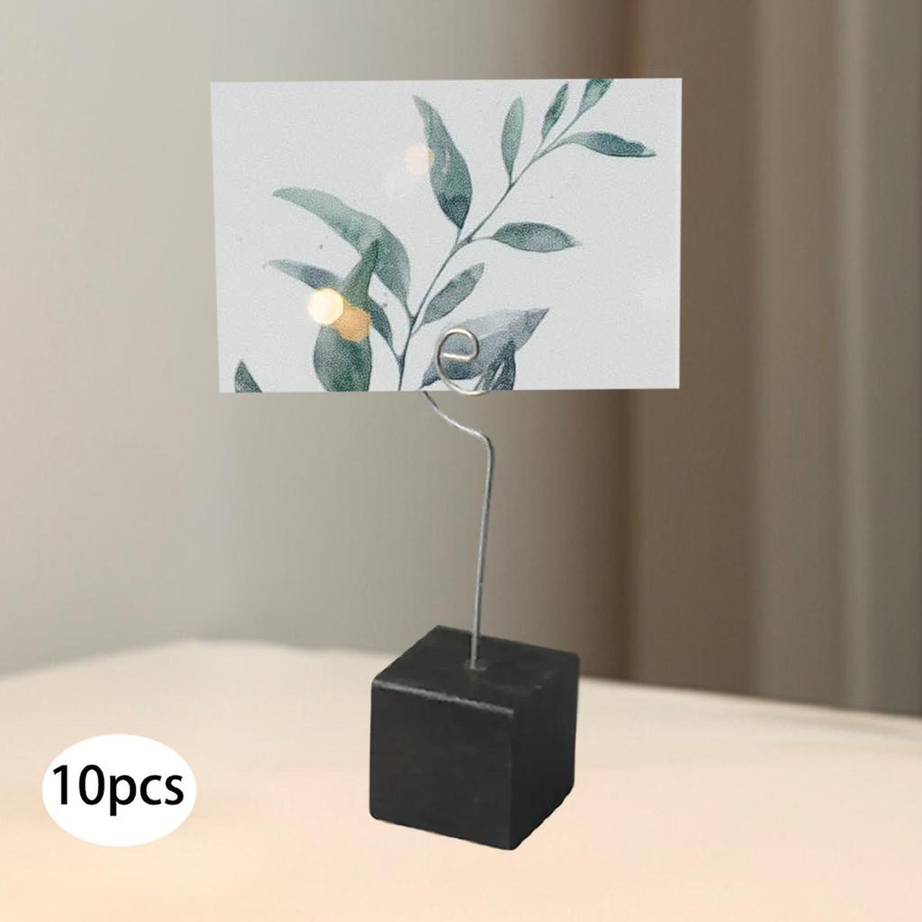 10Pcs Place Cards Holder Table Picture Clip Portable Multifunction Note Photo