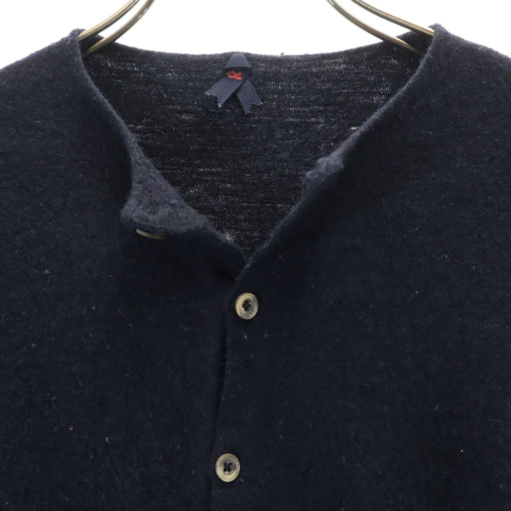 45R 45rpm wool Long sleeve cardigan 2 Navy Women Used