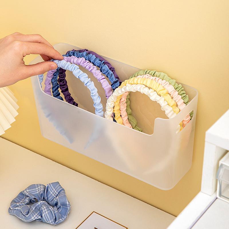 Wandhängende Aufbewahrungsbox Badezimmer Kosmetik-Organizer Küchenschranktür Gewürzaufbewahrung Zuhause Fernbedienung Kleinkram-Halter