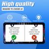 Moon License Plate Frame Starry Sky Moon Phases License Plate Stainless Steel Car Accessory Personalize Funny License Plate Holes Screws Decorative