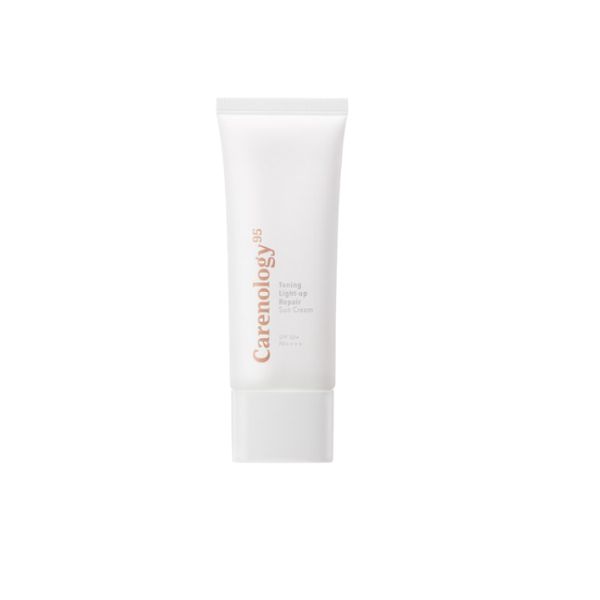 Carenology Toning Light-up Repair Sunscreen SPF50+ PA++++ (45ml) - Brightening & Skin Recovery Sun Care