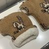 1 Pair Cartoon Scooter Mittens Children's Balance Car Gloves Warm and Soft Hand Gloves for Outdoor Sports Activities