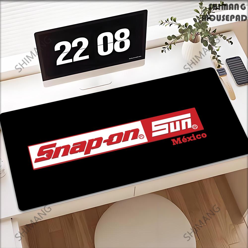 Mousepad Snap On Rubber Mouse Pad Gaming Accessory Pc Gamer Cabinet Carpets Office Computer Desk Mat Locking Edge Keyboard Mats