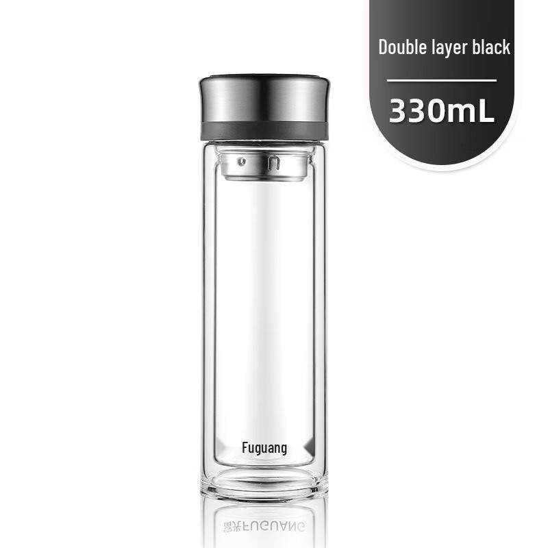 Fuguang Portable Double Wall Glass Cup