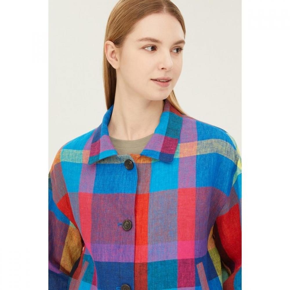Benetton Benetton Rossi Check Jacket Bajka1531