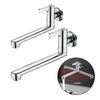 Kitchen Faucets Rotatable Extended Basin Faucet Wall Mounted Single Cold Kitchen Sink Mop Pool Faucet Copper Cold            New