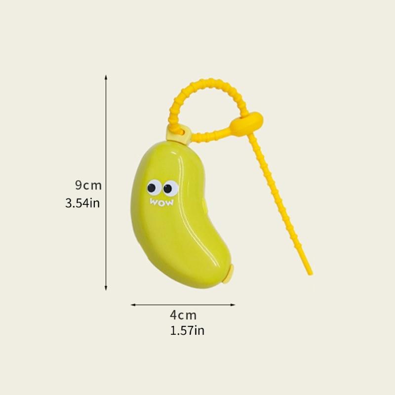 Cute Banana Design Toothbrush Head Protector Portable Hygienes Case For Home Travel Essential Safe Nontoxic Plastic