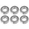 10Pcs Ball Bearing Stainless Steel with 17mm Inner Diameter Rollers Replacement for Machine