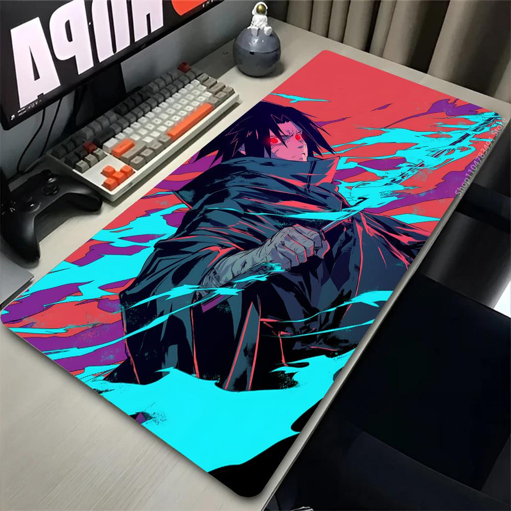 Großes Mauspads PC Speed Für E-Sport-Spieler Laptop Computer Tastatur Schreibtischmatte Mousepad Uchiha Itachi Madara NNaruto Uzumaki