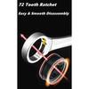 Universal 72-Tooth Ratchet Wrench Double Headed Labor Saving Adjustable Large Open End Wrench Steel High Hardness Repair Tools