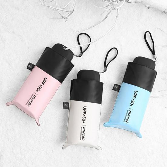 Mini Summer Waterproof Windproof Folding UPF50+ Sun UV Rain Protection Umbrella