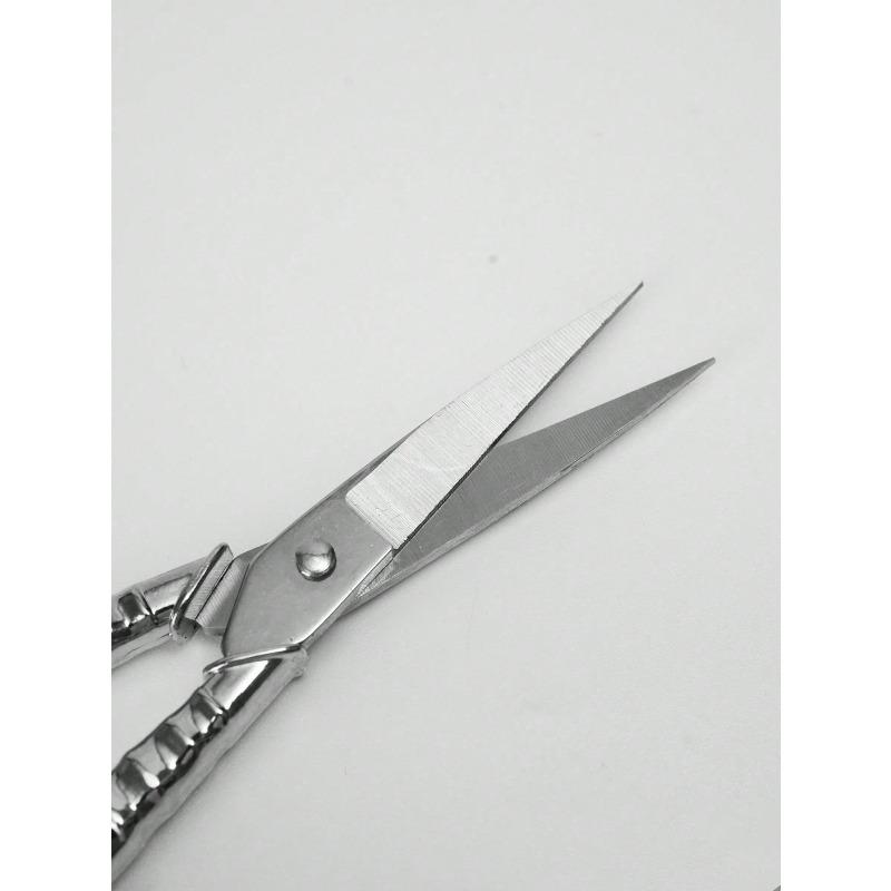 1pc Stainless Steel Manicure Scissors Nail Art Tools Baroque Style Design Nail Scissor Suitable For Daily Home Use Manicure Pedicure Tools