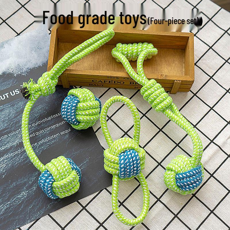 Durable Interactive Dog Chew Toy - Teeth Cleaning Rope for Boredom Relief