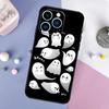 iPhone16 mobile phone case ghost, cute, scary mobile phone case, painted anti-drop for anti-drop mobile phone