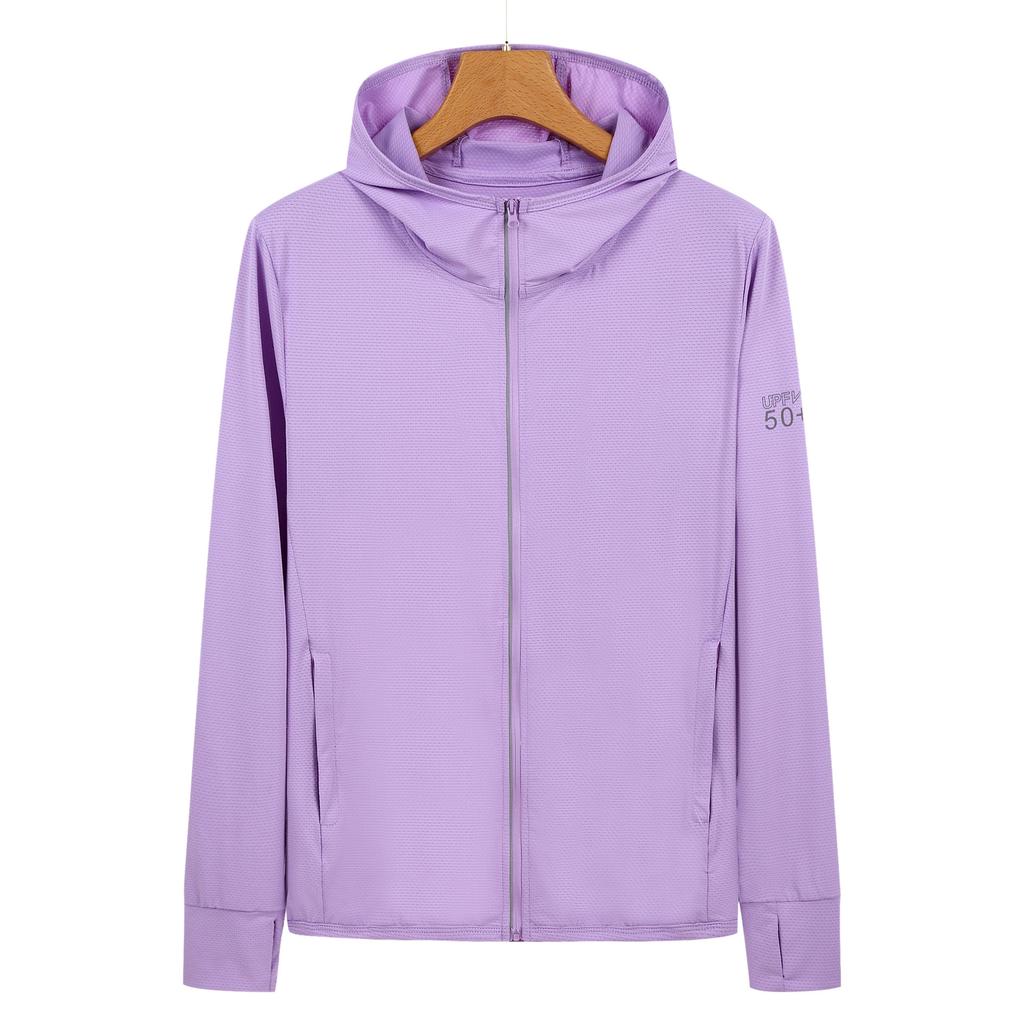Sunscreen Clothing Women's Long-sleeved Anti-ultraviolet Summer Breathable Ice Silk Outdoor Men's Thin Sunscreen Clothing