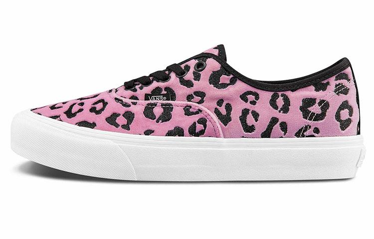 Vans Men's Mauve Authentic Vlt Lx ' Leopard Velvet' Vn0a4cs48gb Cm