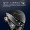 CCA Polaris 4 Tone Adjustable In-Ear Monitor Headphones, Dynamic Dual Driver IEM Earphones, HiFi Stereo Gaming Earphones with 2-Pin Detachable Cable
