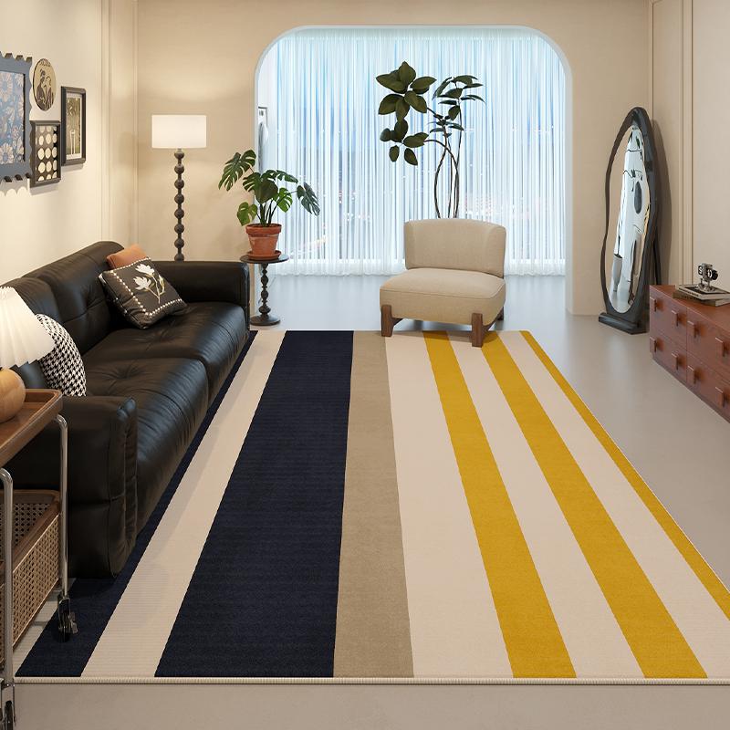 Retro Style Carpets for Living Room Large Area Bedroom Decor Waterproof Carpet Washable Lounge Floor Mat Anti-slip Cloakroom Rug