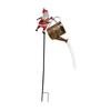 Solar Santa Watering Can Light Kettle for Park Porch Patio Warm