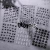 DIY Home Manicure Tools Halloween Nail Art Stickers, 3D Embossed Skeleton Hand Pumpkin Bat Dark Style Wraps Black Decals, Self-Adhesive Sliders