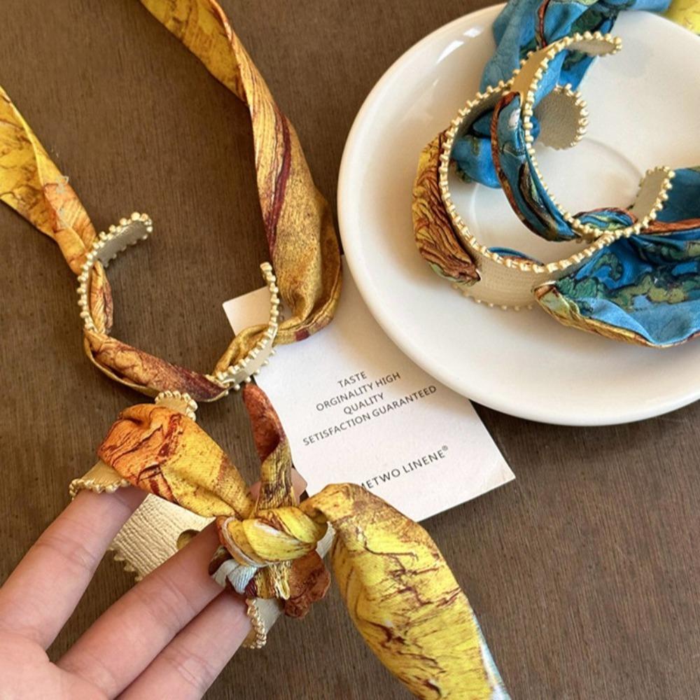 Jewelry Accessories Scarf Opening Bangles Lace Up Bohemian Bangles Handkerchief Bracelets  Friends