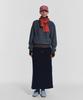 Minasu Terry Fleece Long Skirt_Navy