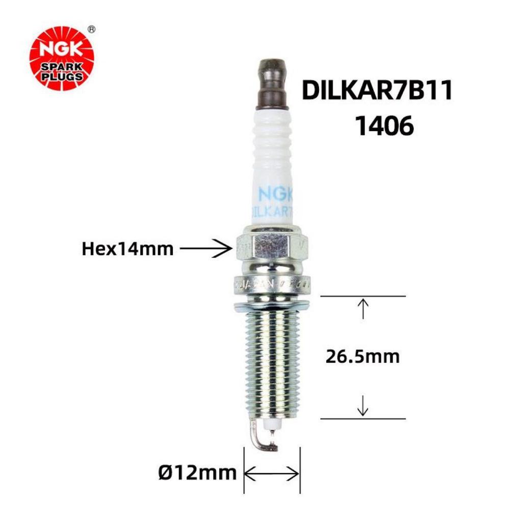 NGK Spark Plug 1406 for Infiniti EX25, FX35, G25, Q50, QX60 (2.5L, 3.5L)
