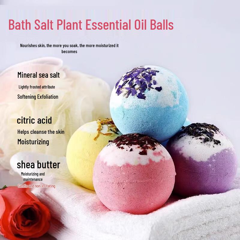 Moisturizing Dry Flower Bath Bomb Set