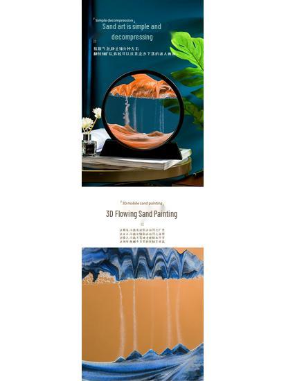 3D Treibsandmalerei Ornamente: Kreative Wohndekoration und Geschenke