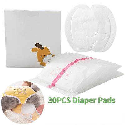 30 pçs fraldas para cães femininos shorts calcinhas fraldas para cães almofadas sanitárias femininas calças fisiológicas descartáveis ​​para cães