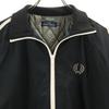 FRED PERRY Batting jacket M black Men's Used