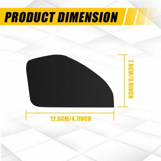 Per -25 Chevrolet Silverado Fari Vinile Sovrapposizione Tonalità Decalcomanie Nero Affumicato