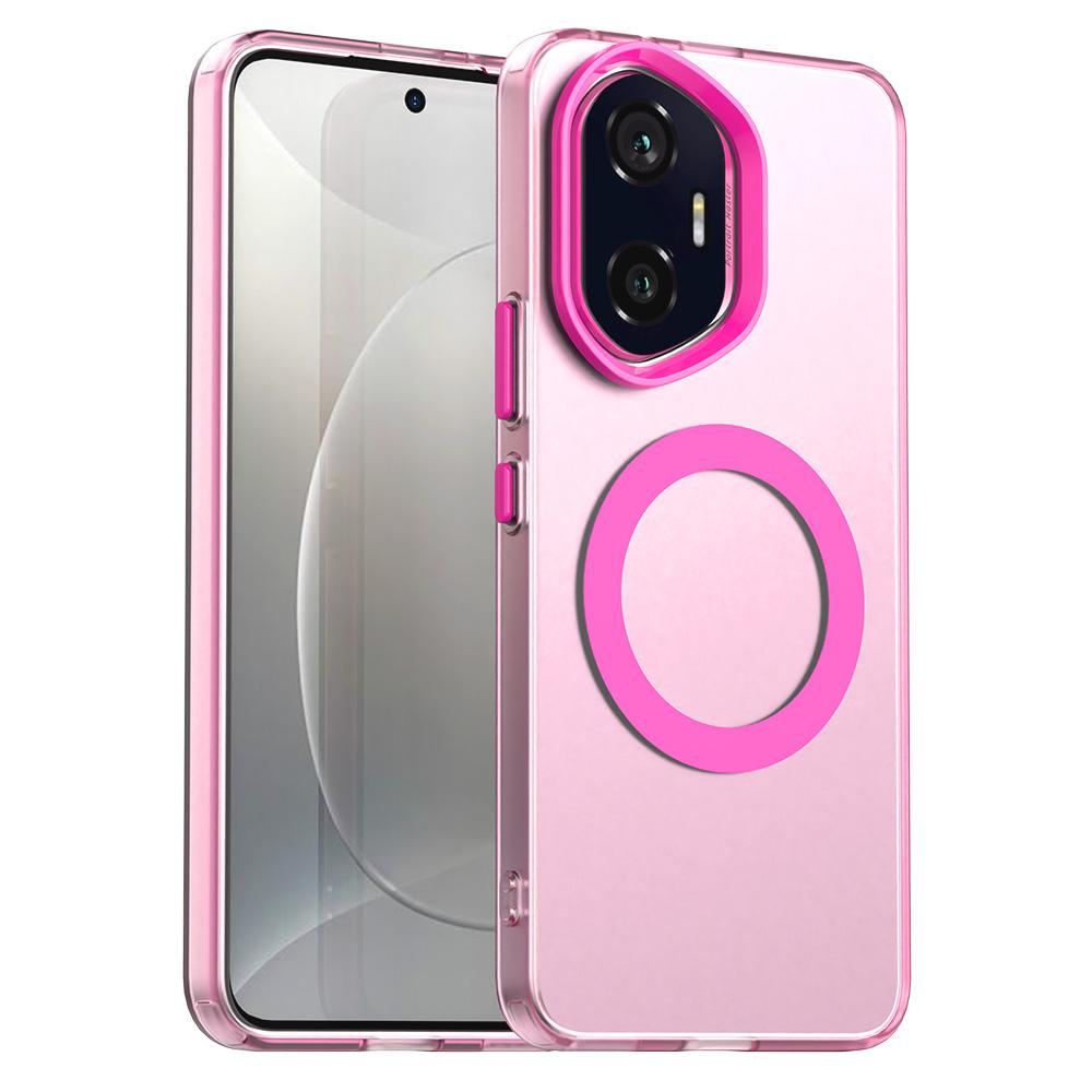 

Для Honor 300 Тонкий Противоударный Ударопрочный Защита от отпечатков пальцев Магнитный Матовый Чехол для телефона For Honor 300 красный