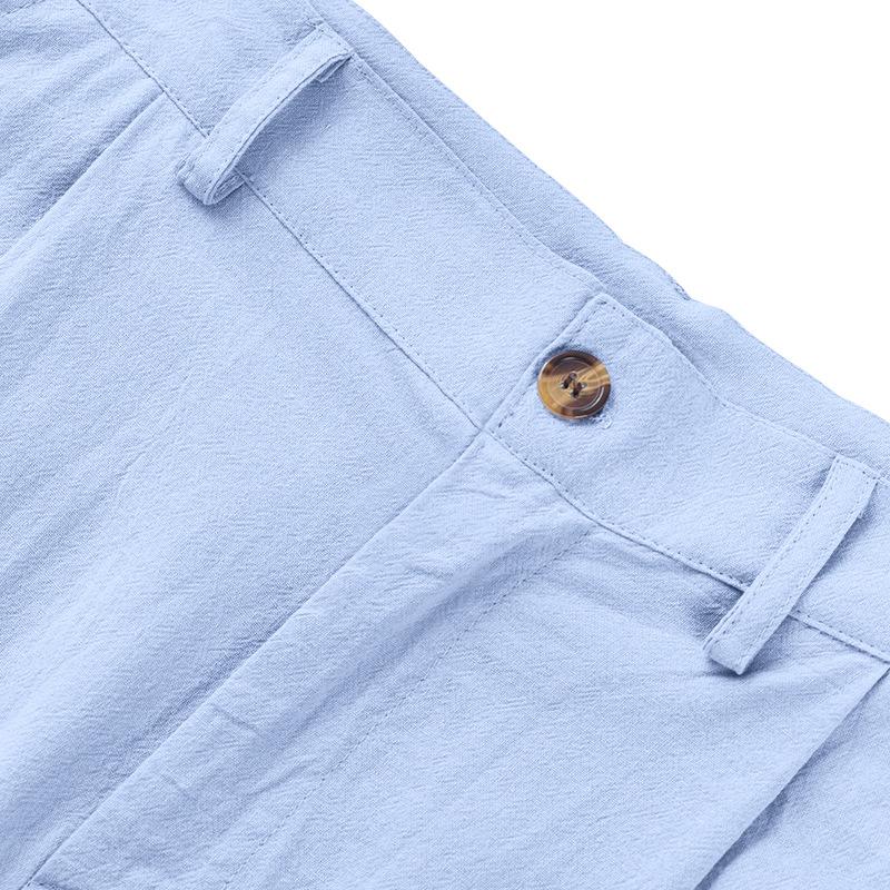 Men's Gurkha Casual Loose Straight Suit Pants.