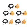 5PCS Circular Proximity Switch Distance Detection Sensor PNP Normally Open 10‑36VDC IP65 Protection