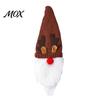 Winter Home Table Decorations Christmas Gnome Wine Bottle Covers, Knitted Faceless Toppers, Santa Reindeer Creative Holiday Accessories Elf