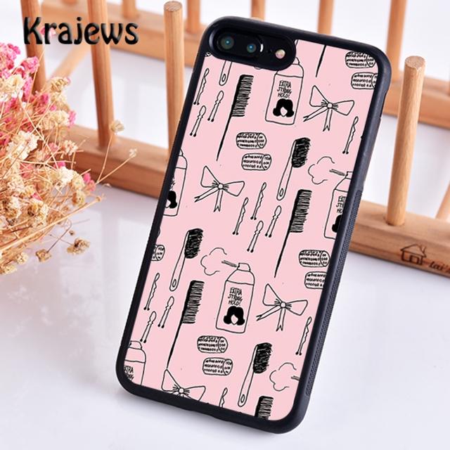 Krajews Barber Shop Hair Stylist Salon Soft Phone Case For iPhone 17 Air 16 15 14 Plus 11 12 13 Pro Max Coque Fundas