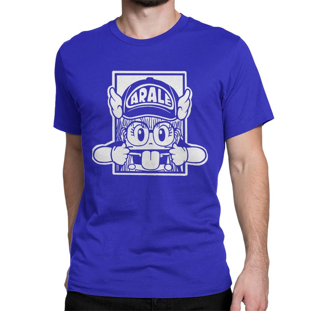 Anime Arale T Shirt Men Women 100 Cotton Funny TShirt Round Collar Cute Dr Slump Tees Short Sleeve Clothing Graphic Printed
