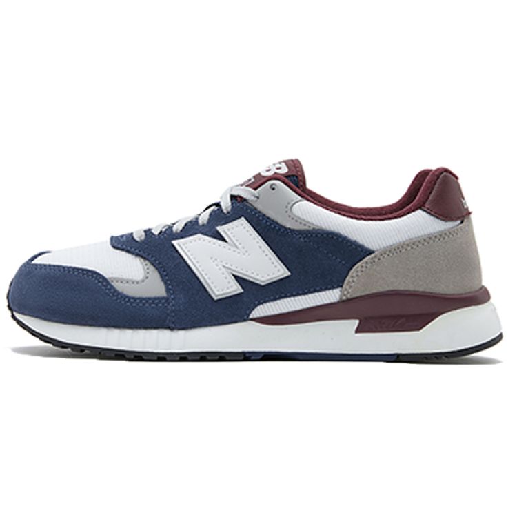 

New Balance NB 570 Ретро Удобные Ткань Синтетическая кожа Низкий верх Повседневные Кроссовки для бега Унисекс кроссовки Темно-синий Серый Красный ML570ATW 40