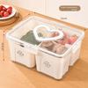 Large capacity Food Storage Boxes 2/3/4/8 grids Compartment Storage Container