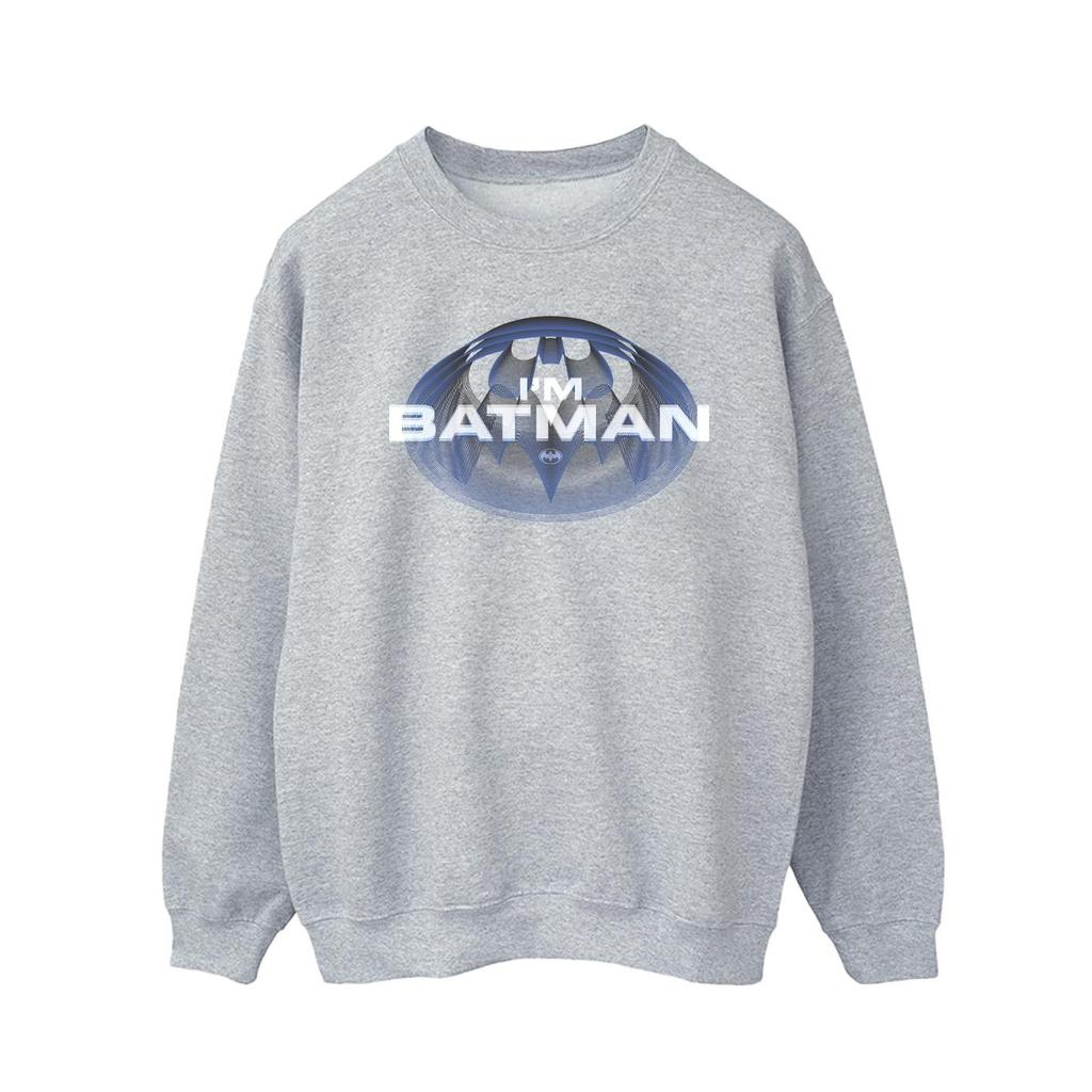 DC Comics Mens The Flash I´m Batman Sweatshirt