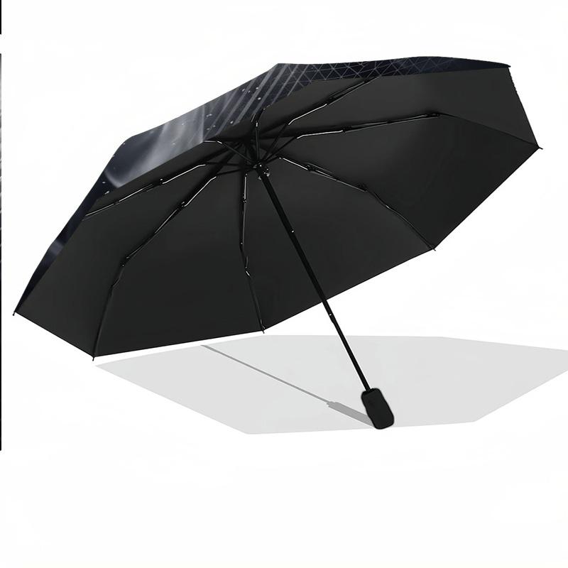 Las Vegas Raiders Print Auto 8?Ribs Folding Umbrella Wind Resistant Lightweight Automatic Umbrella For Daily Travel